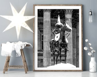 The Duke of Wellington, Glasgow print, Scotland wall art, photography prints.