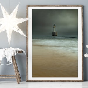 Lighthouse Photography Print, Rattray Lighthouse, Scotland Print