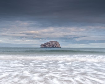 Bass Rock, Seacliff Beach Print from North Berwick, Scotland Photography.