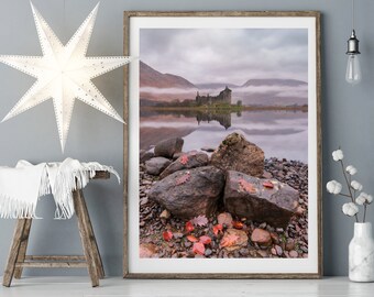Kilchurn Castle Print, Scotland Photography Wall Art