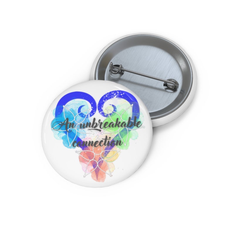 Kingdom hearts inspired Pin Buttons. An unbreakable connection image 2