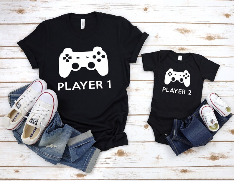player 1 2 3 shirts
