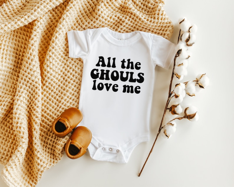 Halloween outfit All the ghouls love me funny baby onesie Halloween onesie Halloween baby fall baby boy outfits baby boy onesie