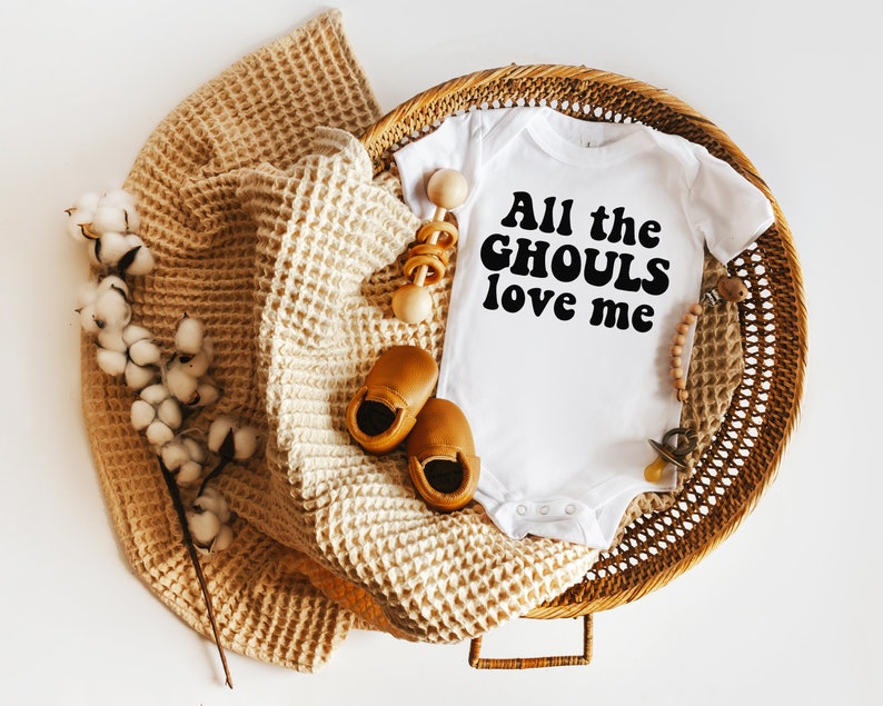 Halloween outfit All the ghouls love me funny baby onesie Halloween onesie Halloween baby fall baby boy outfits baby boy onesie