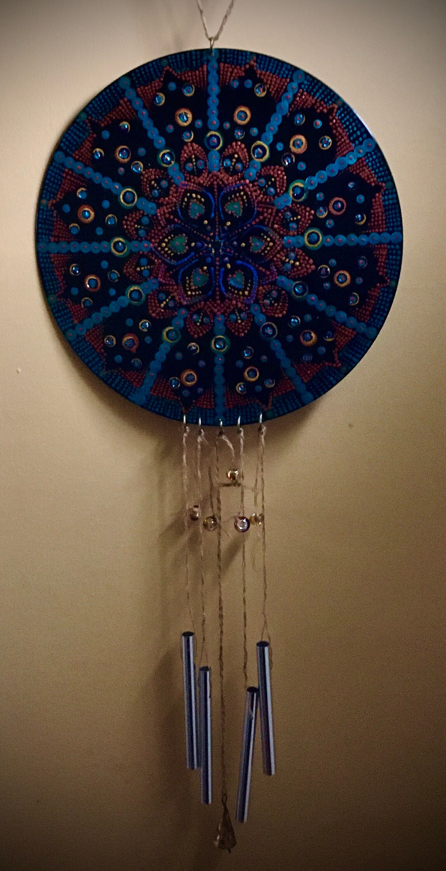 Upcycled Vinyl Record Album Wind Chimes OOAK Sealed Etsy