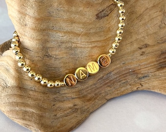 Bracelet 1-5 letters · gold