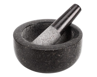 Granite Stone Pestle & Mortar - Polished