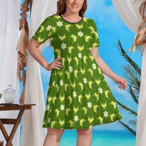 Frog princess Magicalbound Plus Size Dress Fashion Skirts with Pockets