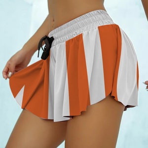Clown Fish Skort Running Shorts Mini Skirt Elastic Waist Skirt Sports Skirt