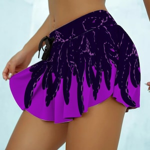 Ursula Skort Mini Skirt with shorts Elastic Waist Skirt Sports Skirt