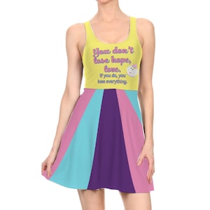 Mrs Potts Custom Women&#39;s Tank Dress Mini Sleeveless Dress