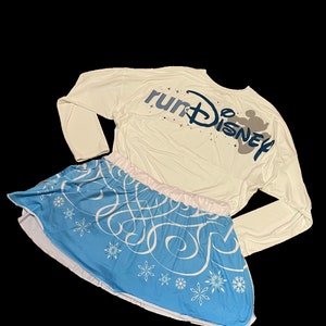 Ice Queen Skort - Ice Queen Running Skirt with shorts for Princess Race - Skirt for Snowy-inspired Magicalprincess skirt Snowy halloweeen