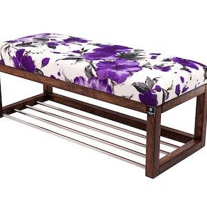M-deko banco banco madeira branco GLP 4 flores flores coloridas prado novo 50 55 60 65 70 80 100 feito à mão casa de campo marrom branco cinza Chesterfield