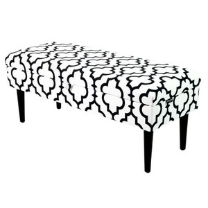 M-DEKO QM-9 zitkist borstbank gestoffeerd met opbergruimte en klep handgemaakt op maat hoes van velours Arabesca02 houten poten Loft Glamour