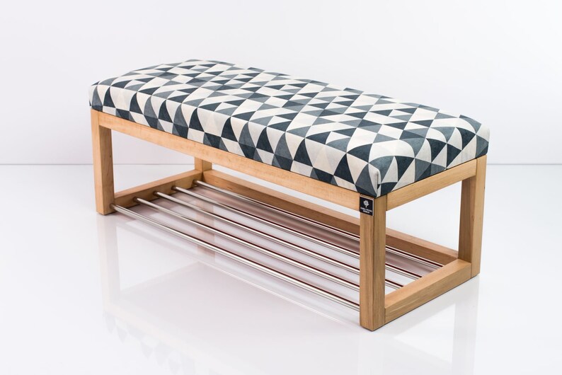 EMRA WOOD bench wood walnut Lpg-4 Mercure 01 triangle ...