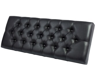 M-DEKO bench velour imitation leather 2529 black seat cushion seat panel wall panel shabby new OVP country house stool vintage handmade