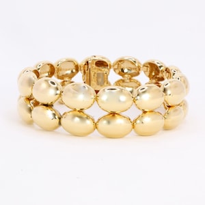 Chaumet Vintage Magellan dubbelradigt armband i gult guld