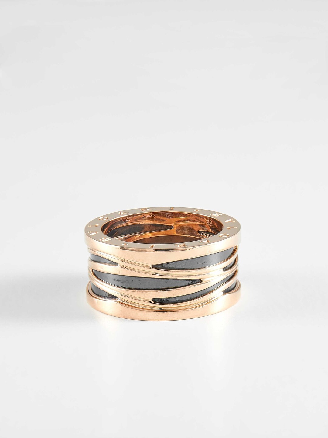 BULGARI Ring Four Rows B.zero1 Design Legend in 18K Rose