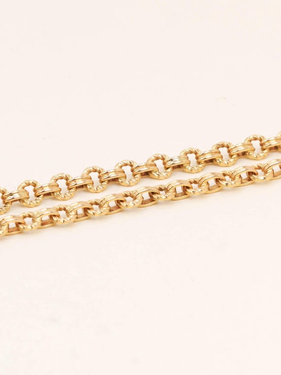 Collier Chaîne Ancienne or Jaune - image 4
