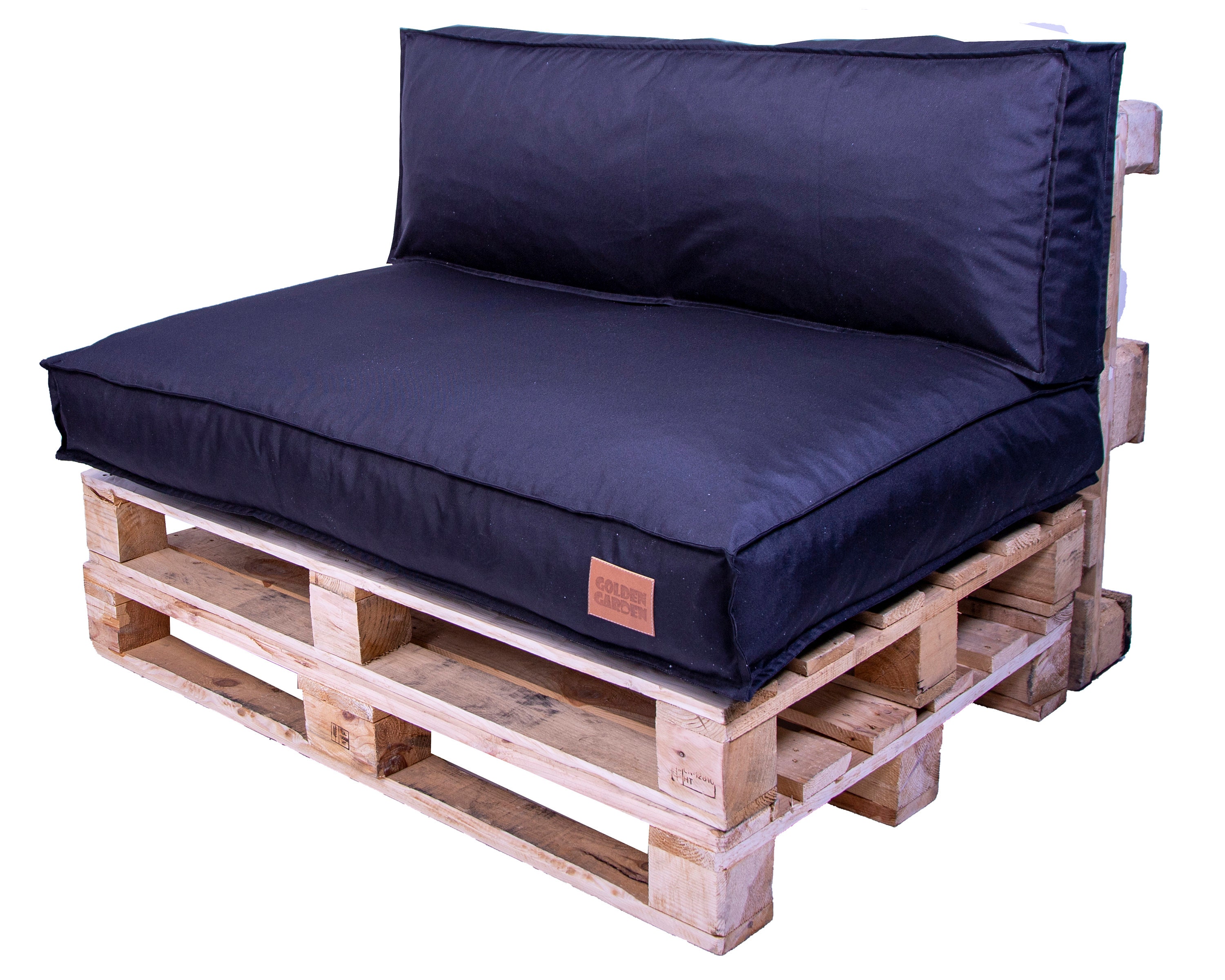 2 piece set Euro Palette Cushion Pallet Cushions Seat Outdoor Garden Sofa Seat Pad Blue