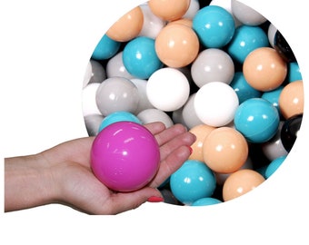 500 Bälle Bällebad Kinderzelt Farbmix Bunte Farben Spielplatz Ball Spielbälle 
