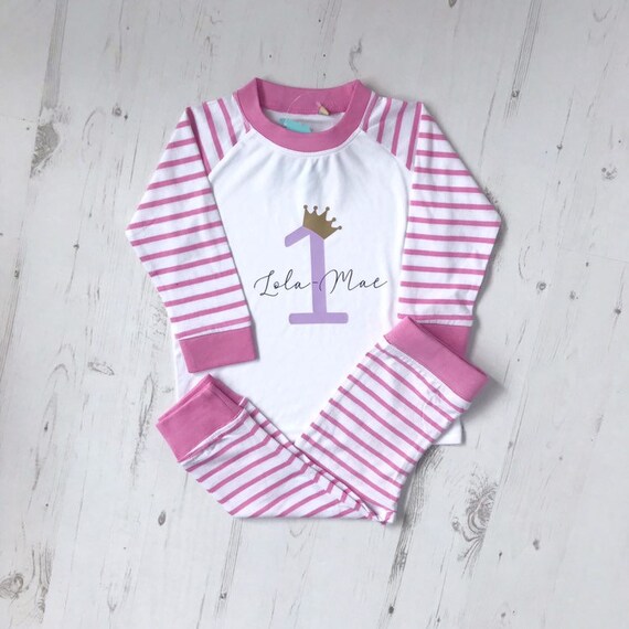 personalised baby pjs