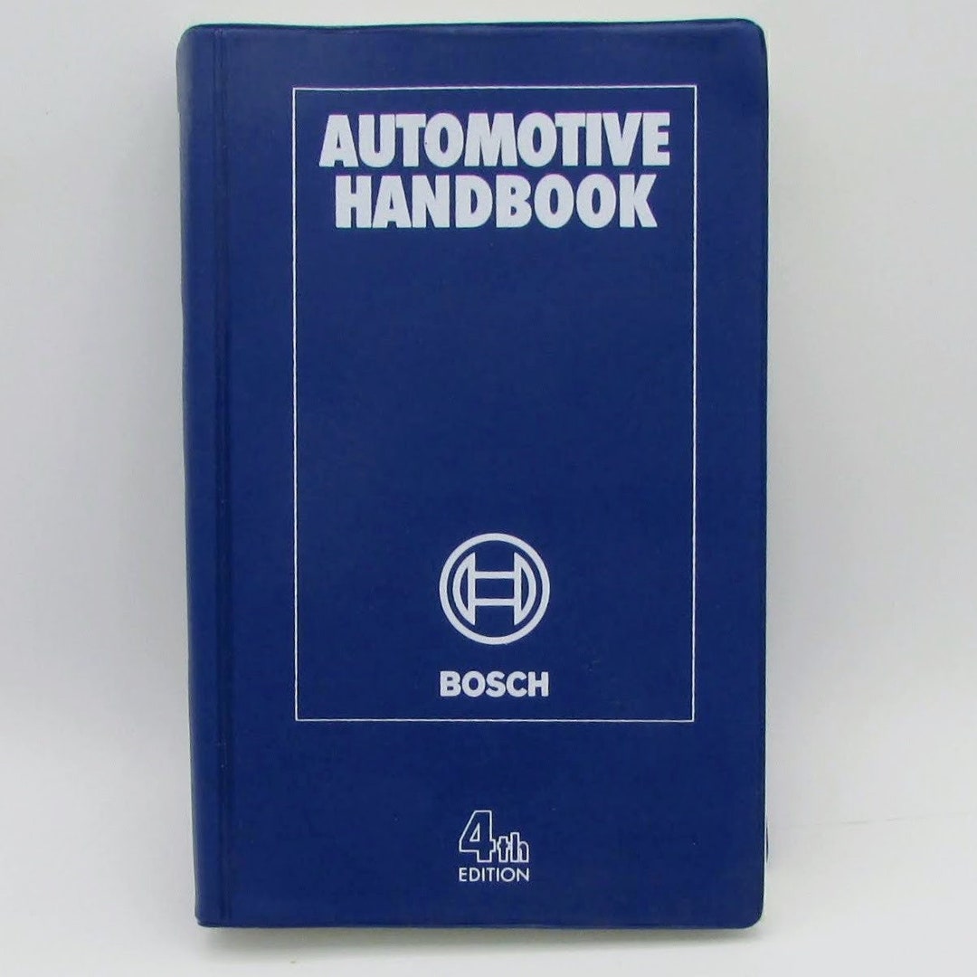 Bosch Automotive Handbook 4th Edition 1996 Etsy
