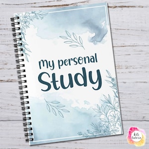 Personal Study Notebook  - JW - Digital print