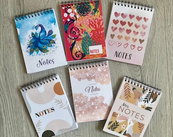 Cuaderno encuadernado tamaño A6 - Cubierta decorada