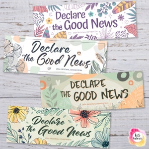 4 Bookmarks 2024 Regional convention "Declare the good news" - Digital Print - JW