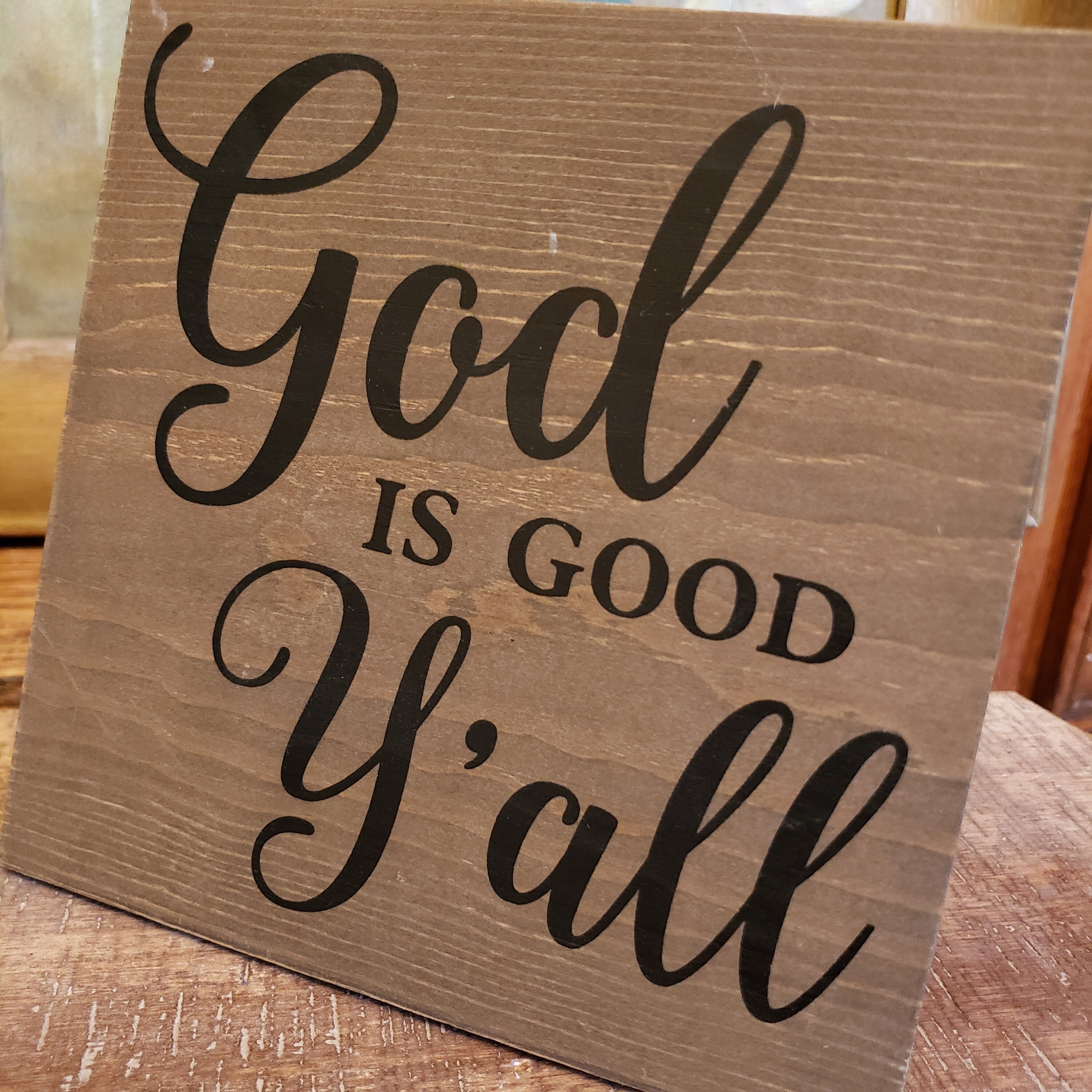 God is Good Y'all sign Signs with quotes | Etsy