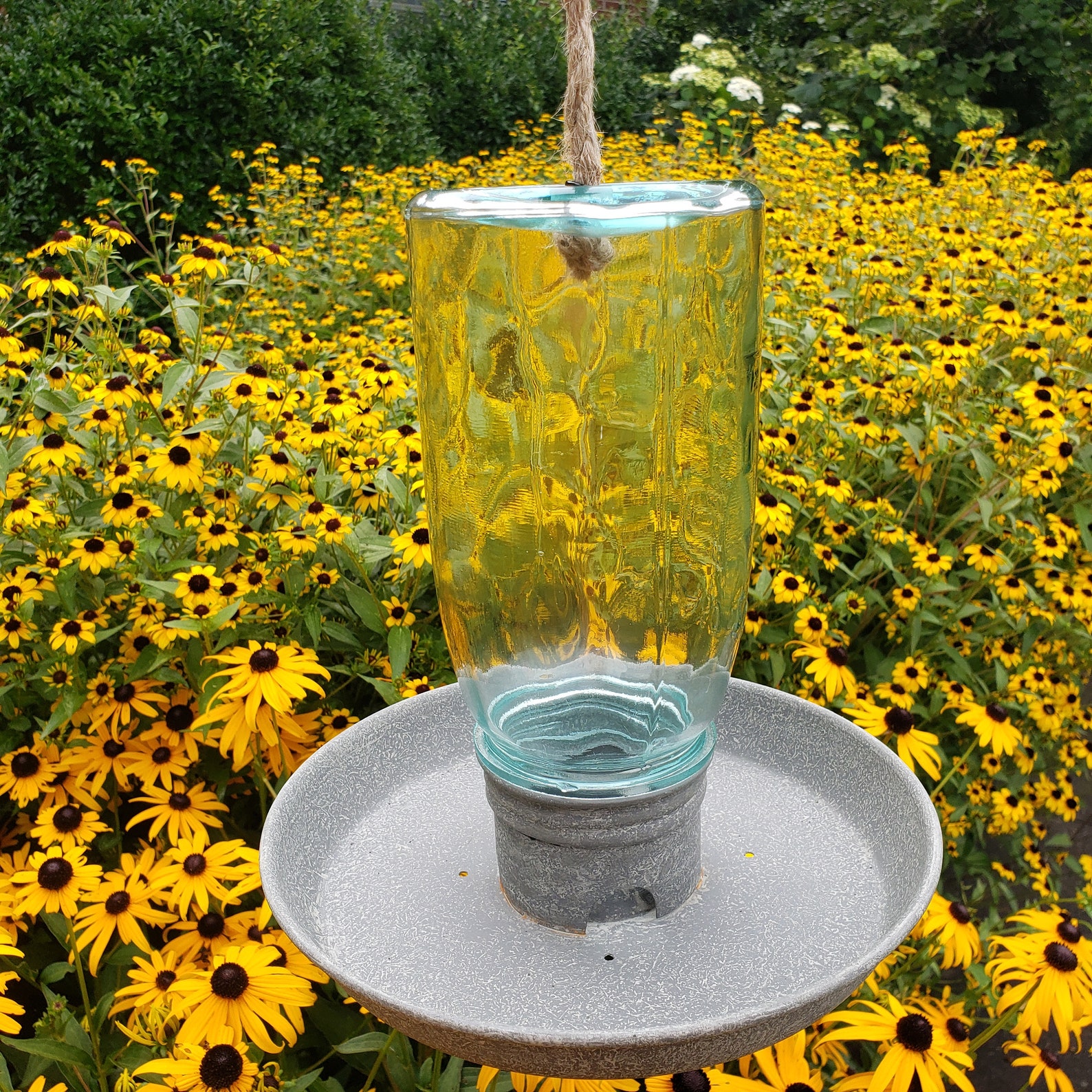 Mason Jar bird feeder country patio decor rustic bird Etsy.de