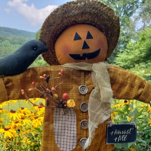 Scarecrows, free standing scarecrow, fall decor, autumn decor, scarecrows