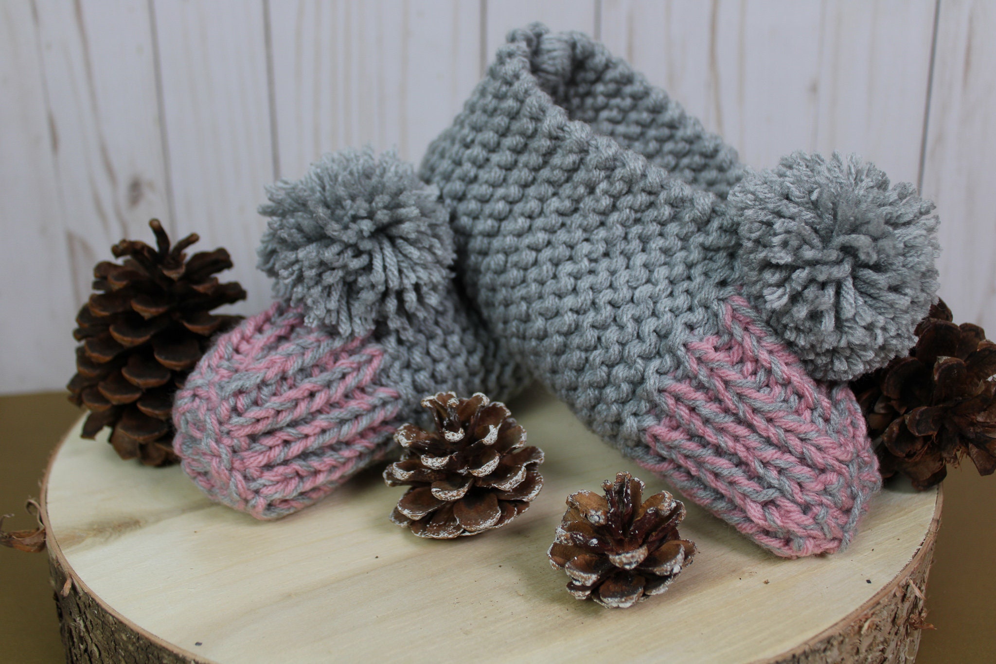 Nonna Slippers House Slippers Grandma Slippers Knit Etsy