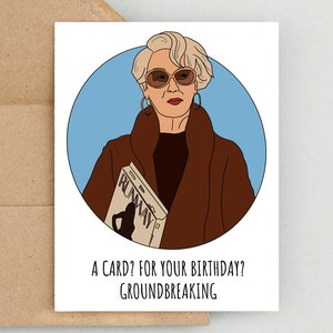 Biglietto Diavolo Veste Prada, Miranda Priestly, Divertente Biglietto Anni 2000, Biglietto Divertente per Amica, Biglietto di Compleanno per Lei, Regalo Meryl Streep, Anne Hathaway