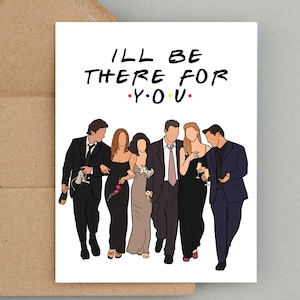 Carte Je serai là pour vous, émission télévisée d'amis, carte d'ami, carte d'anniversaire d'un ami, carte de remerciement, carte de remerciement d'un ami, carte pour un ami