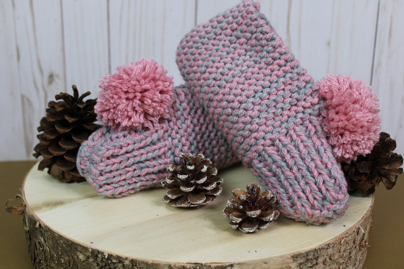 Nonna Slippers House Slippers Grandma Slippers Knit Etsy