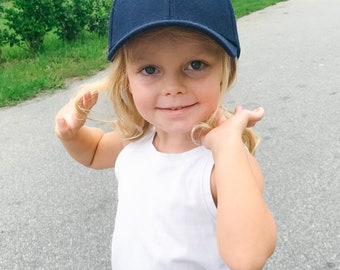 Navy Blue Wool Youth ball cap, fancy kids hat, wool hat for kids, warm base ball hat, silk lined hat, hat for kids, plain blue hat