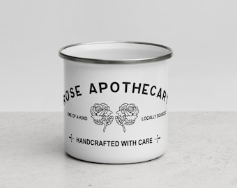 Rose Apothecary Schitt’s Creek Enamel Mug