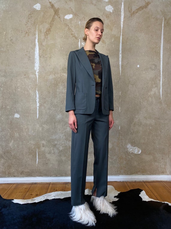 GUCCI by Tom Ford wool pantsuit in gray Y2K - image 1