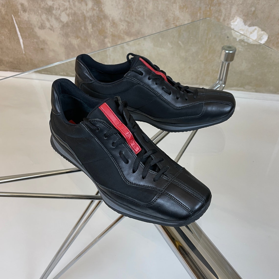 Prada Linea Rossa Sneakers 7.5US 38EU new & Unworn | Etsy