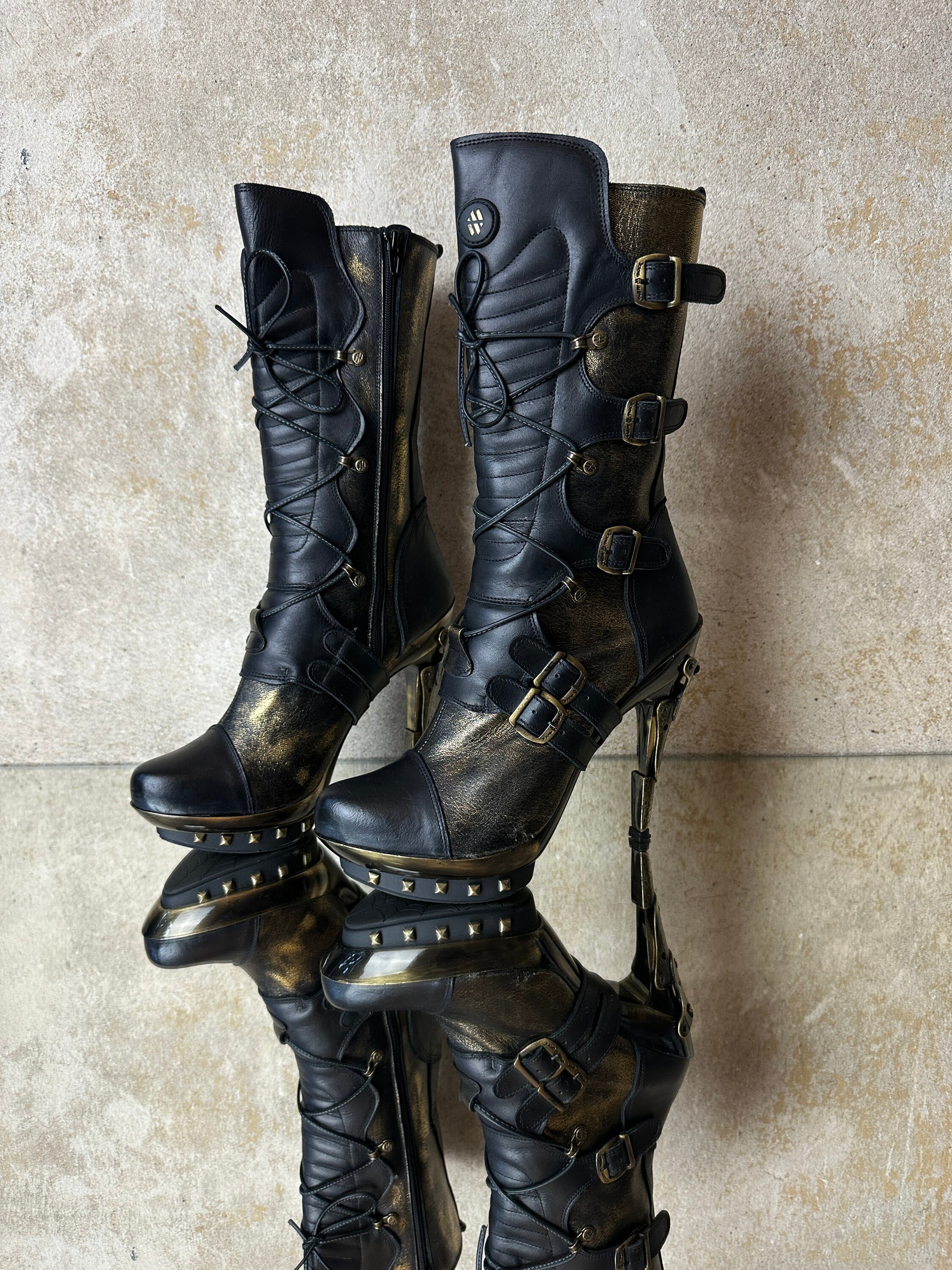 oogopslag Haalbaarheid Dicteren New Rock Boots - Etsy