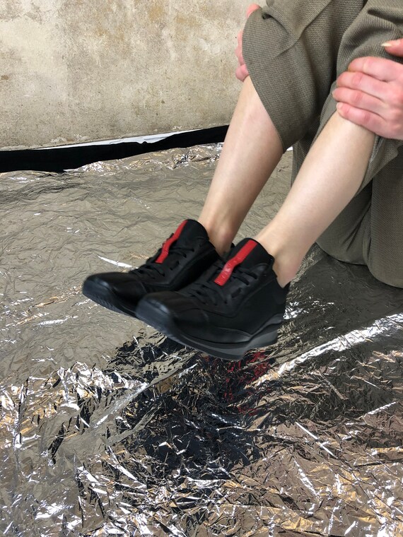 prada linea rossa trainers