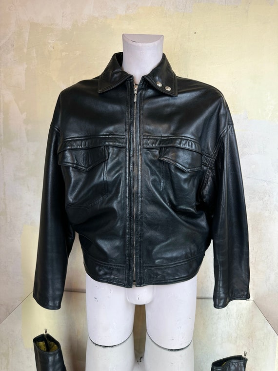 1990s Vintage Gianni Versace Bomber Jacket | True… - image 1