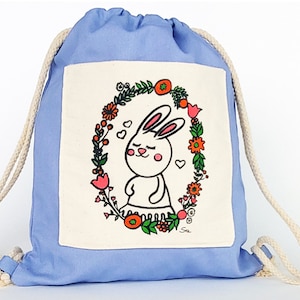 Kids drawstring bag / toddler backpack / children&#39;s backpack