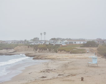 Gloomy Santa Cruz Surf Scene