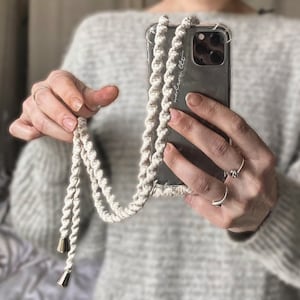 Macramé telefoonsnoer