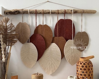 Macrame Feather Suspension