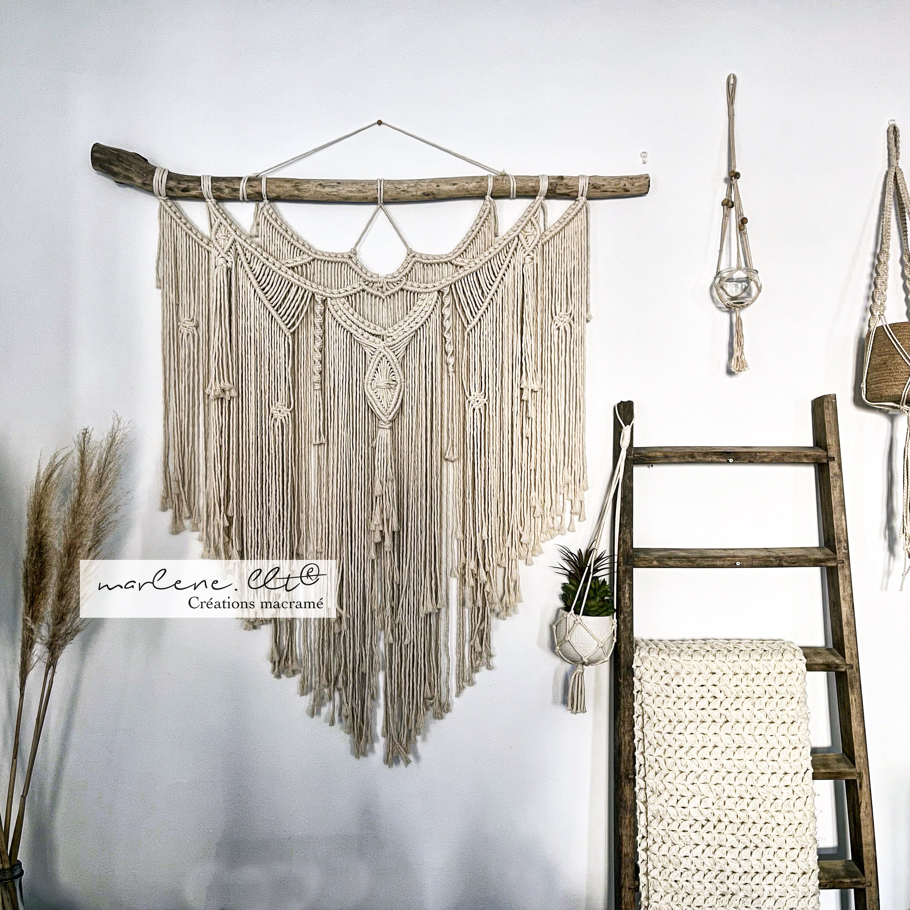 Marwa - Tenture Murale Macramé