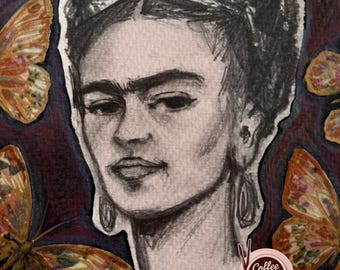Alas de Frida en técnica mixta ~ 2.10.26